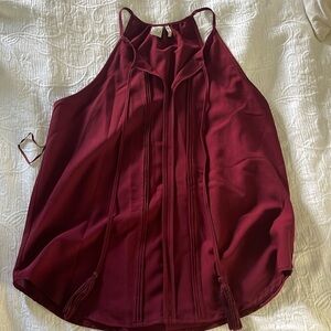 Burgundy Blouse